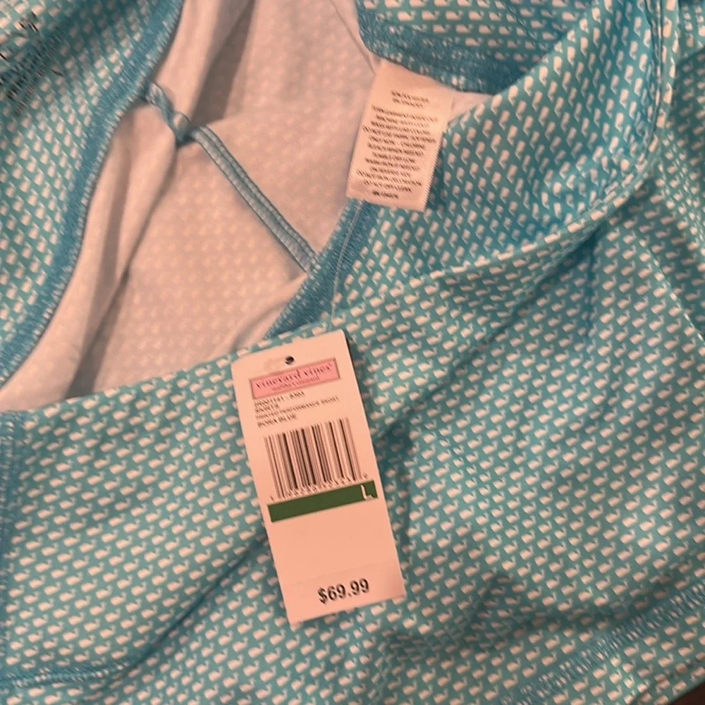 NWT Vineyard Vines Factory Whale Print Athletic Skort Sz L